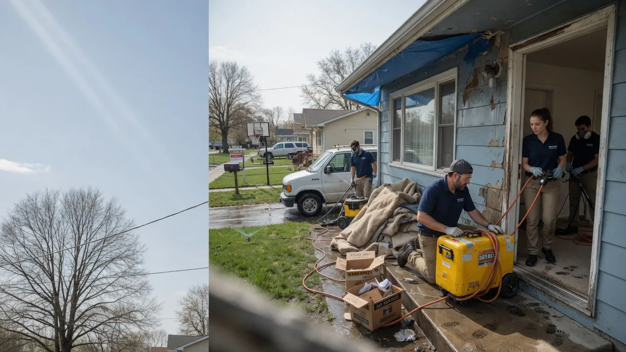 Basement Flood Cleanup in Hobbs, IN near me